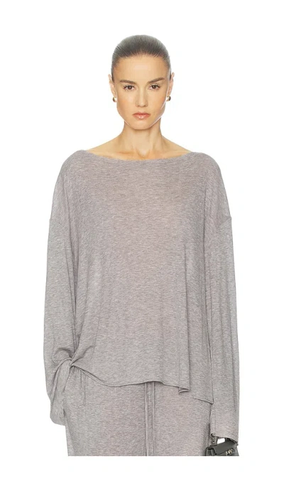 Helsa Oversized Shirt In Gray