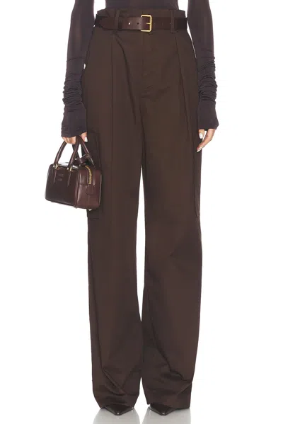 Helsa Paperbag Pant In Cacao