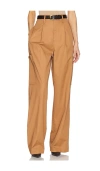 Helsa Paperbag Pant In Tan