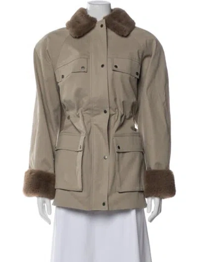 Pre-owned Helsa Parka In Neutral