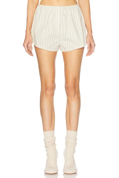 HELSA PINSTRIPE POPLIN HOUSE SHORT