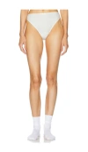 Helsa Pointelle High Cut Panty In White