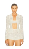 Helsa Rieley Cardigan In White