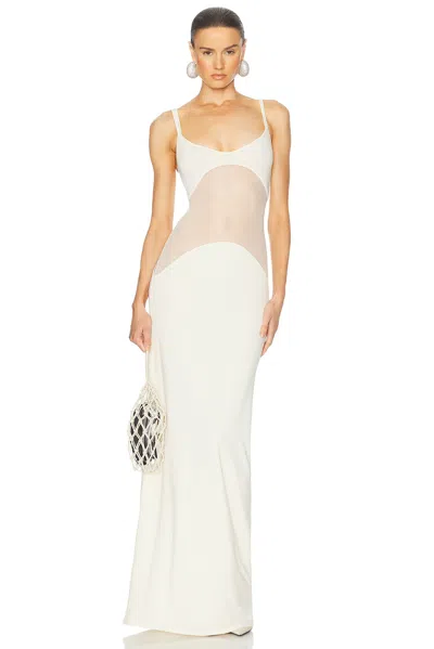 HELSA SHEER KNIT CURVE MAXI DRESS