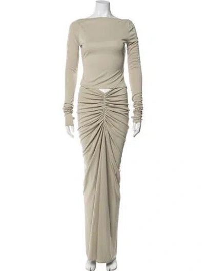 Pre-owned Helsa Skirt Set In Neutrals