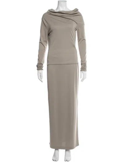 Pre-owned Helsa Skirt Set In Neutrals