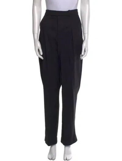 Pre-owned Helsa Straight Leg Pants In Black