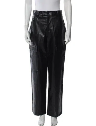 Pre-owned Helsa Straight Leg Pants In Black