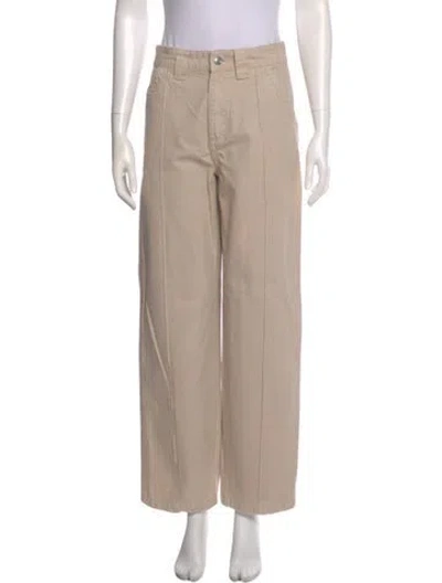 Pre-owned Helsa Straight Leg Pants In Neutral