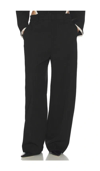 Helsa Straight Trouser In Black