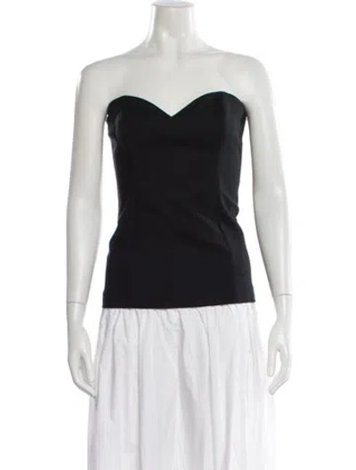 Pre-owned Helsa Strapless Long Dress In Multi