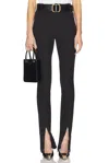 Helsa Stretch Twill Notch Pants In Black