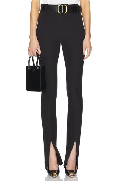 Helsa Stretch Twill Notch Pants In Black