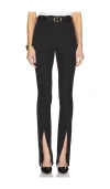 Helsa Stretch Twill Notch Pants In Black