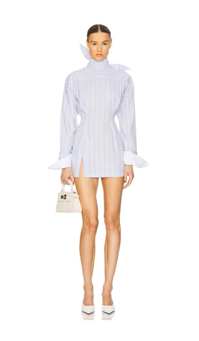 Helsa Stripe Poplin Shirt Dress