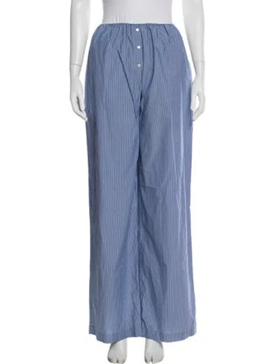 Pre-owned Helsa Striped Pajamas In Blue
