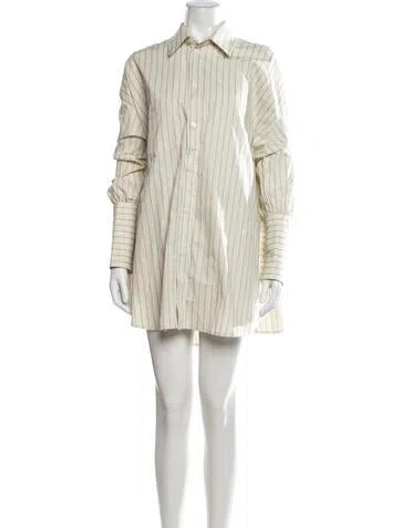Pre-owned Helsa Striped Short Set In Neutrals