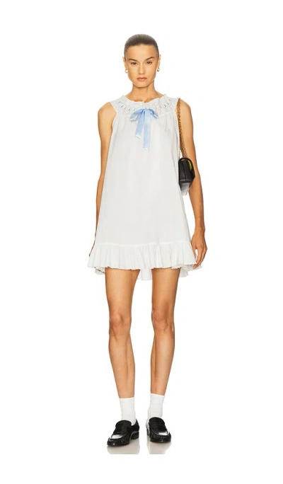 Helsa Summer Vintage Nightgown In White