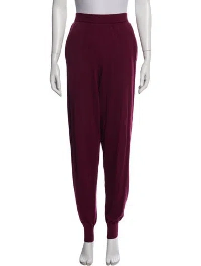 Pre-owned Helsa Sweatpants In Burgundy