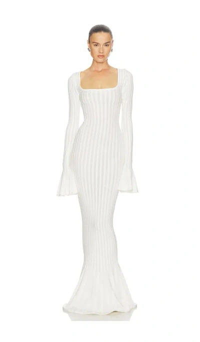 Helsa Tesca Knit Dress In Blue
