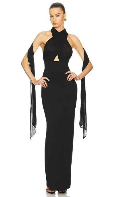 Helsa The Amber Dress In Black