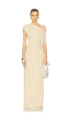 Helsa The Apolla Jersey Dress In 沙丘色