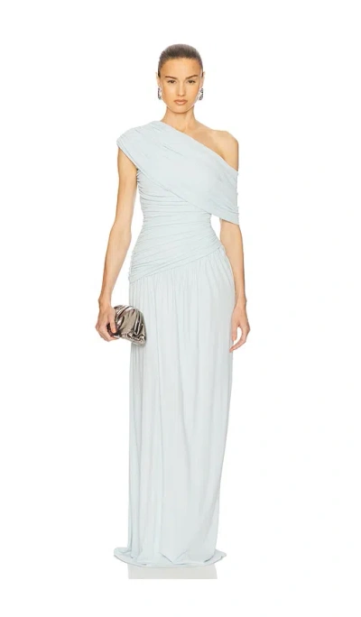 Helsa The Apolla Jersey Dress In Powder Blue
