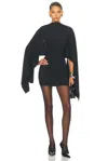 Helsa The Disco Mini Dress In Black