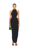 Helsa The Duchess Jersey Dress In Black