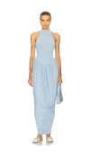 Helsa The Duchess Jersey Dress In Blue
