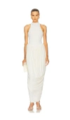 Helsa The Duchess Jersey Dress In Neutral