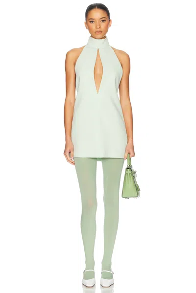 HELSA THE HEAVY CREPE HALTER DRESS