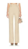Helsa The Kick Flare Suit Pant In Brown