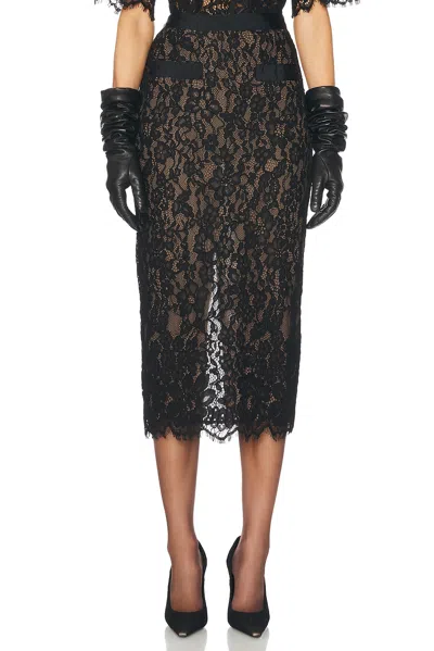 HELSA THE LACE MIDI SKIRT