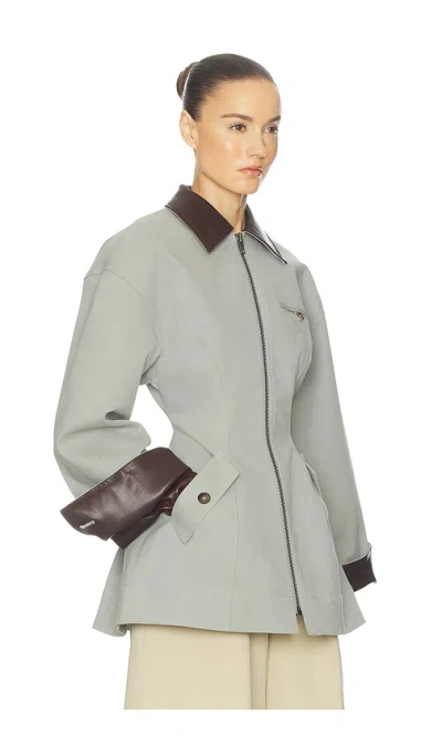 HELSA THE LADY HUNTING JACKET WITH FAUX LEATHER COLLAR