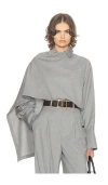 Helsa The Left Bank Layered Shirt In Gray
