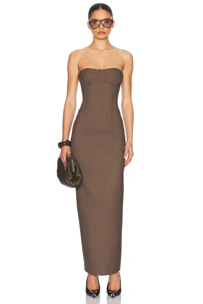 HELSA THE LINEAR SUITING DRESS