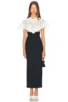 Helsa The Marchioness Midi Dress In Green