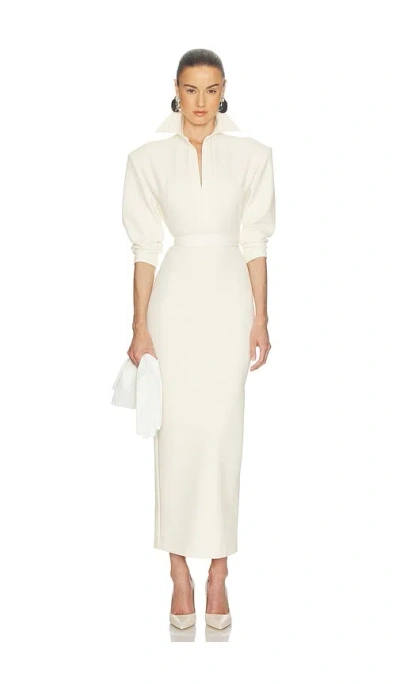 Helsa The Margaux Polo Dress In White