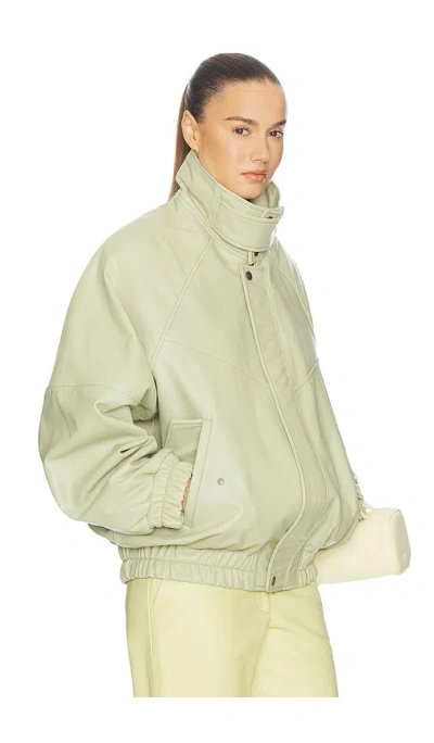 HELSA THE OVERSIZED LEATHER BOMBER