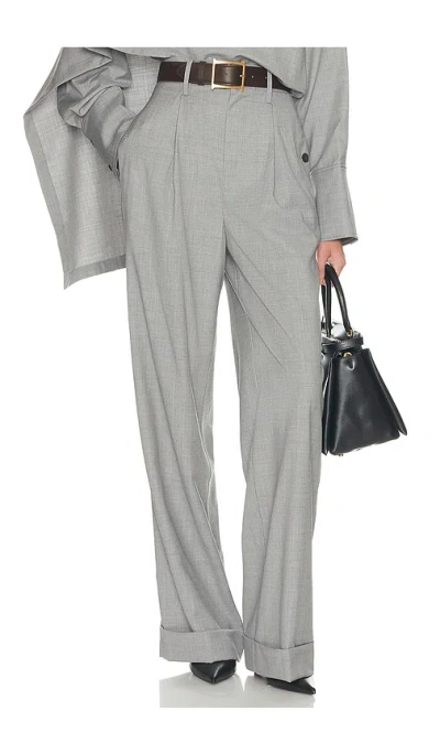 Helsa The Paperbag Trouser In Gray