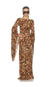 Helsa The Rosalind Dress In Brown