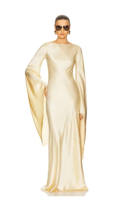 Helsa The Rosalind Dress In Gold