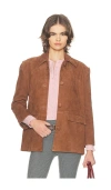 Helsa The Schoolhouse Jacket In Brown