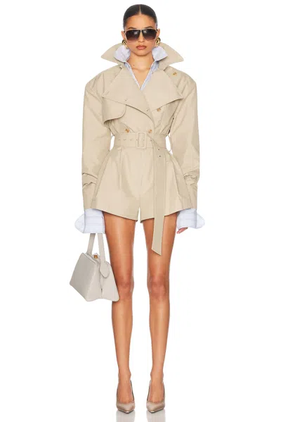 HELSA THE SHORT TRENCH JUMPSUIT