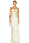 Helsa The Silk Faye Dress In Multi