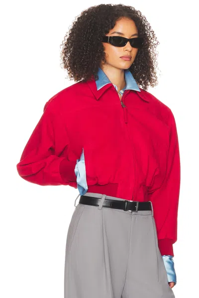 HELSA THE SUEDE ZIP BOMBER