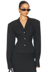 Helsa The Suit Overshirt In Black