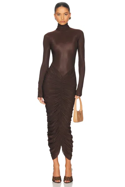 HELSA THE SUPER SHEER RUCHED DRESS