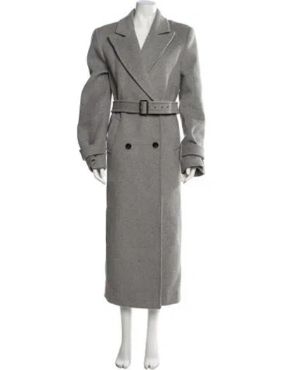 Pre-owned Helsa Trench Coat In Grey